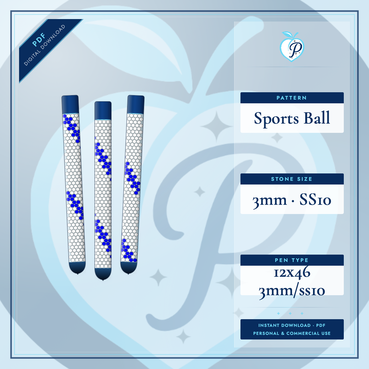 Sports Ball Pattern (PDF ONLY)