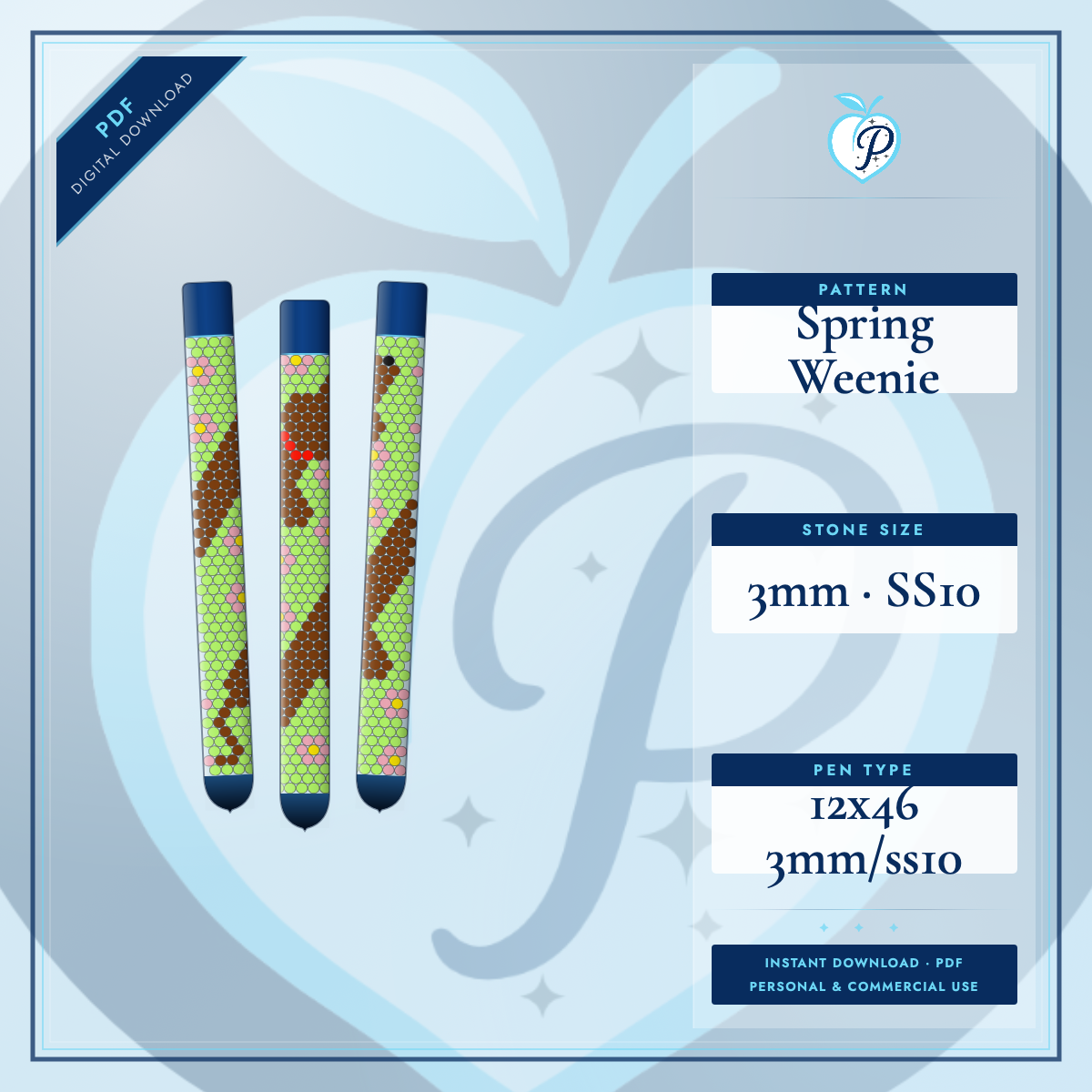 Spring Weenie Pen Pattern (PDF ONLY)