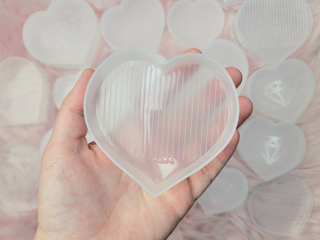 Heart Rhinestone Tray - 3 Pack
